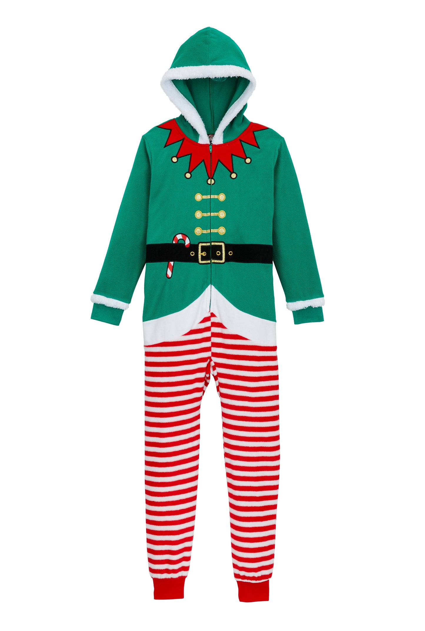 Boys Matching Elf Onesie Family Pajamas