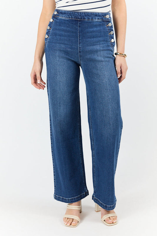 Sailor Medium Wash Wide Leg Jeans SALE
