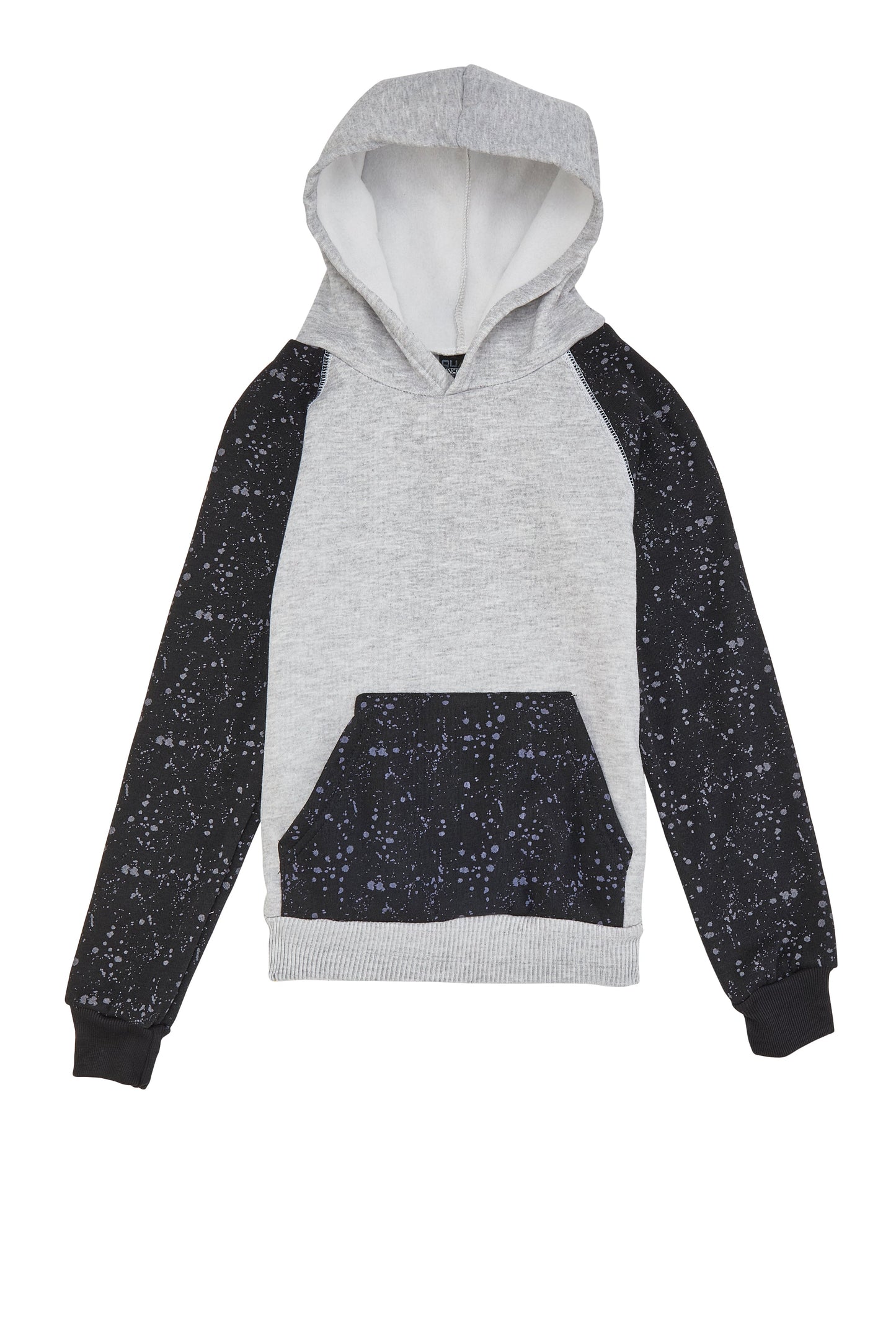 Boys Paint Splatter Hooded Sweatshirt
