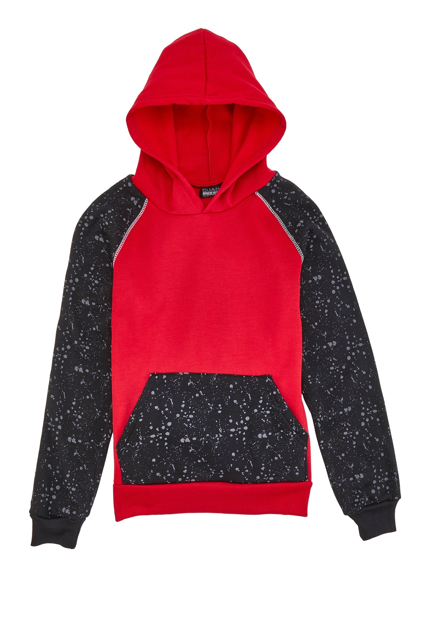 Boys Paint Splatter Hooded Sweatshirt
