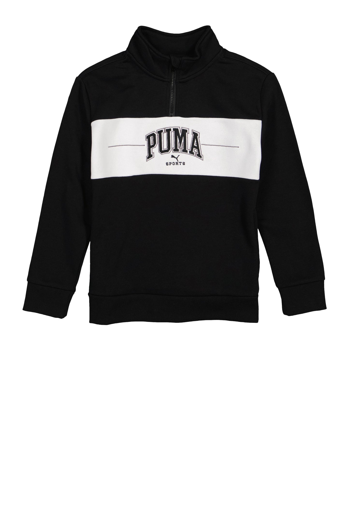 Boys Puma Sports Quarter Zip Sweatshirt